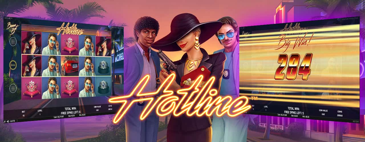 Игровой автомат Hotline от NetEnt